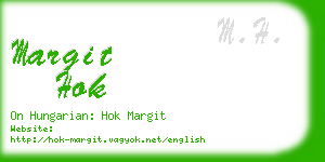 margit hok business card